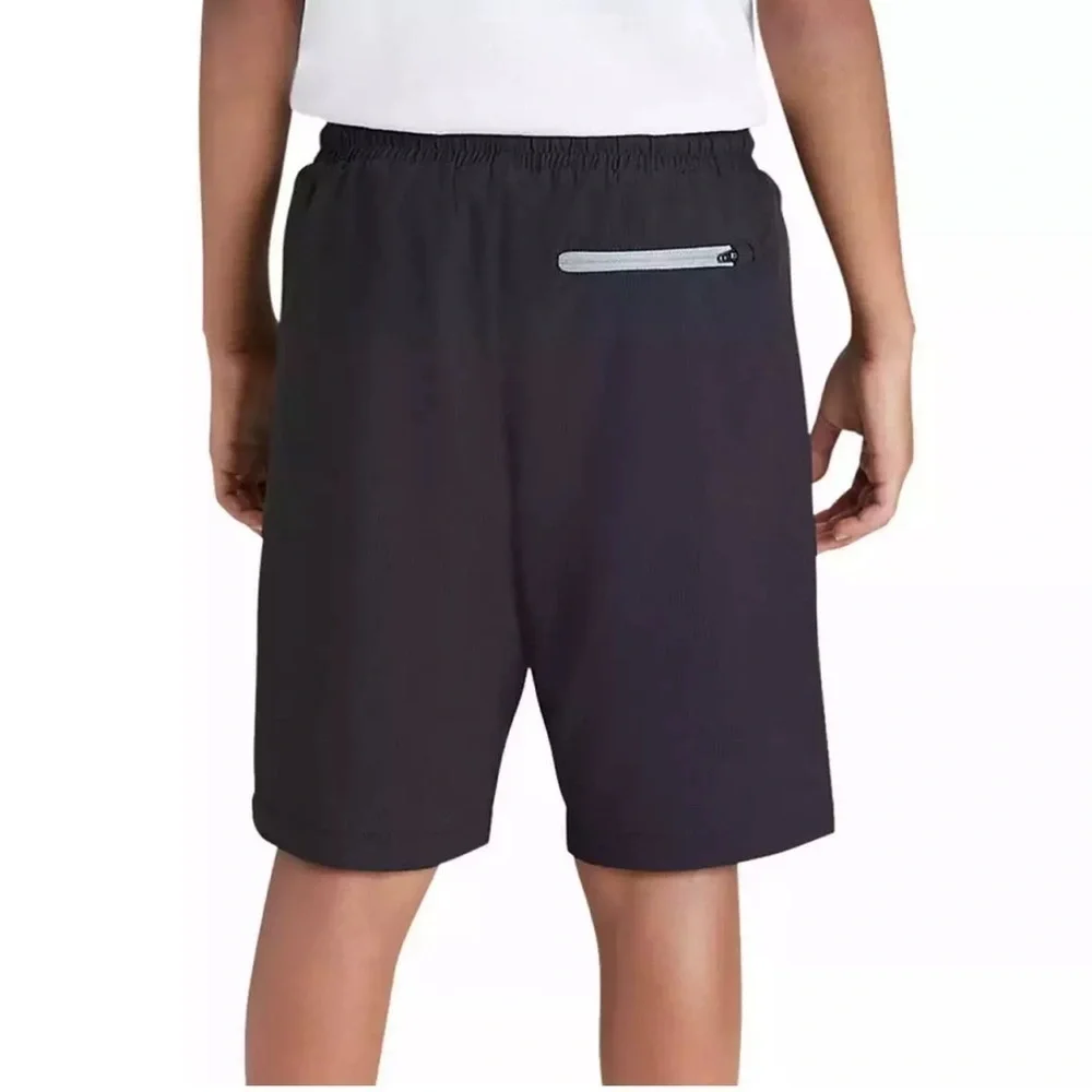 Eddie Bauer Big Boy's 2-pack Hybrid Quick Dry Mesh Lined Active Shorts Small 7/8